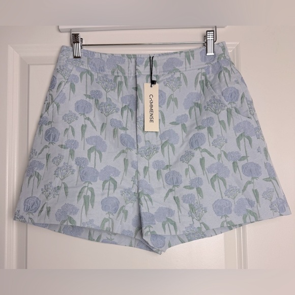 Commense Floral Jacquard Shorts - Picture 2 of 10